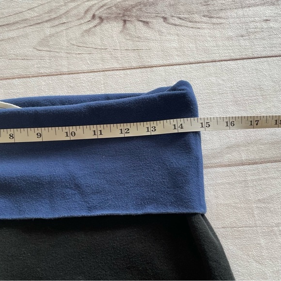 RARE Y2K Victoria's Secret Foldover Yoga Flare Pants M 2000s Love Pink Logo VTG - Picture 8 of 11